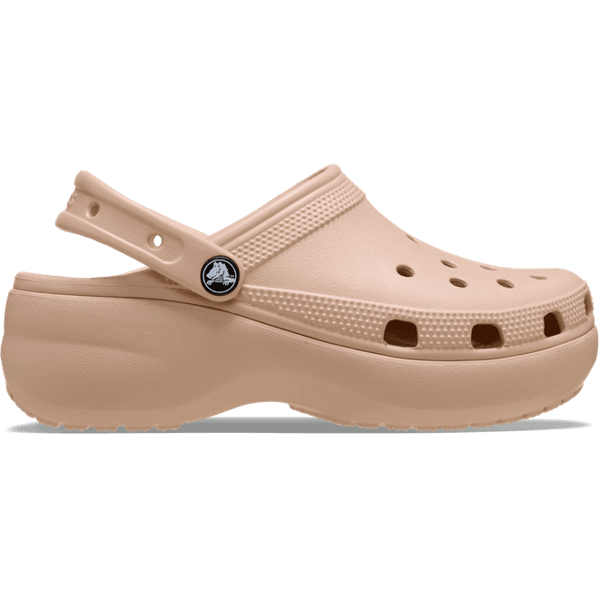 Crocs Women Classic Platform Clogs Pink Caramel 
