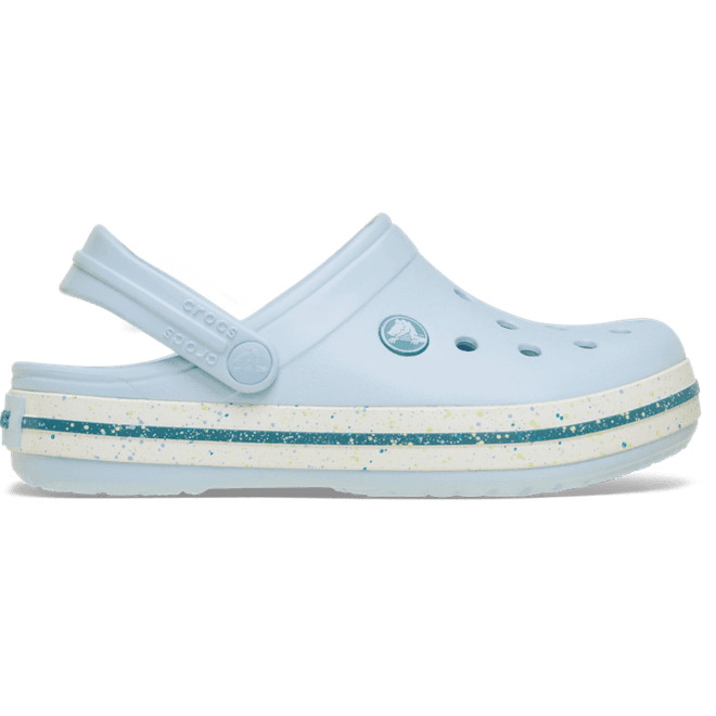 Crocs Kids Toddler Crocband Speckled Band Clogs Blue Frost 