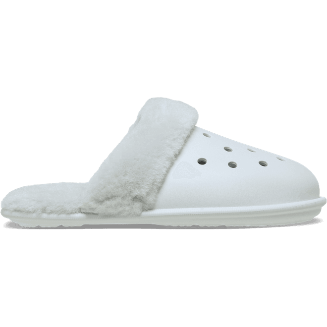 Crocs Classic Fuzz Scuff Slippers Moonlight 