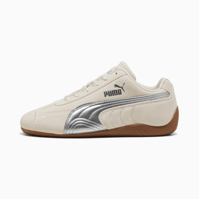 PUMA Speedcat Metallic Jr alpine snow/puma silver Unisex beige Maat 39 Schoenen