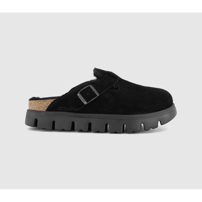 Birkenstock Women's Boston Chunky Shearlg Clog - Black