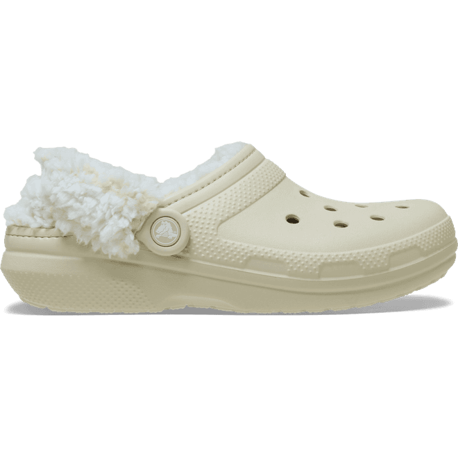 Crocs Classic Fleece Lined Clogs Bone 