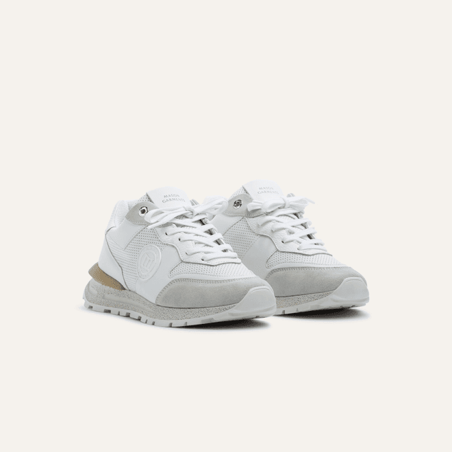 Mason Garments Mason Garments Men's & Women's Trainer Trail Runner Multicolore White