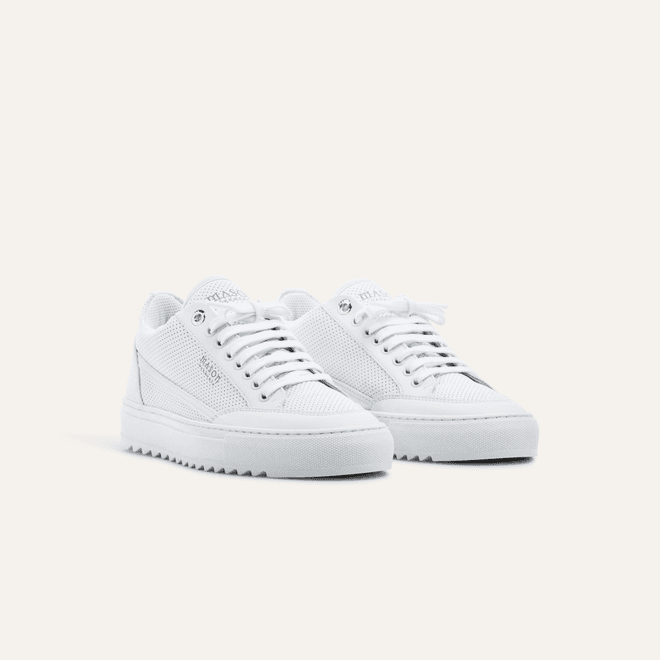 Mason Garments Mason Garments Men's & Women's Trainer Tia Perforato Tonale White