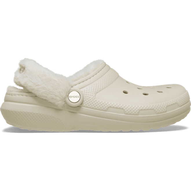 Crocs Classic Fuzz Lined Clogs Sandstone 