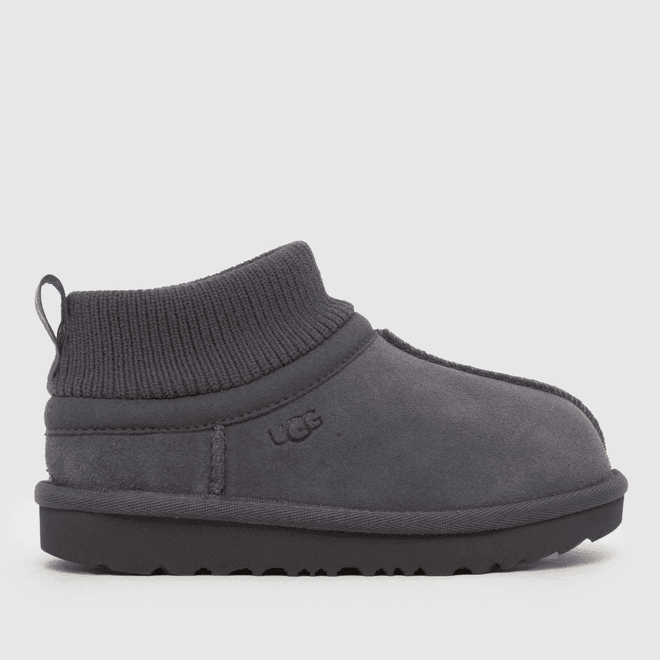 UGG® Classic Ultra Mini Stretch Cuff Boot Kids Grey