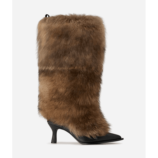 UGG® AMBUSH Fur Heel Brown