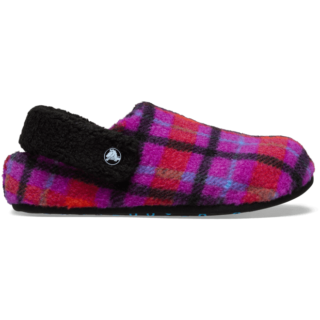 Crocs Classic Cozzzy Plaid Slipper Slippers Grapeberry 