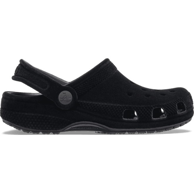 Crocs Kids Toddler Classic Velvet Clogs Black 