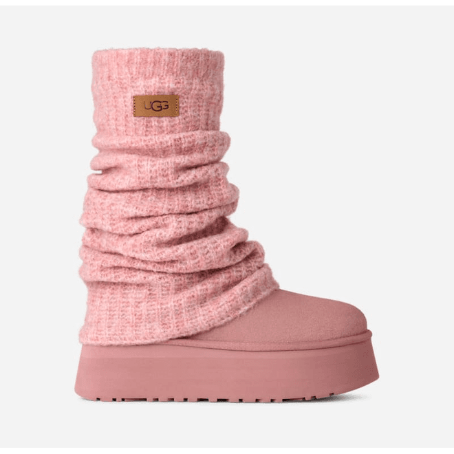 UGG® Classic Mini Dipper Legwarmer Boot Pink