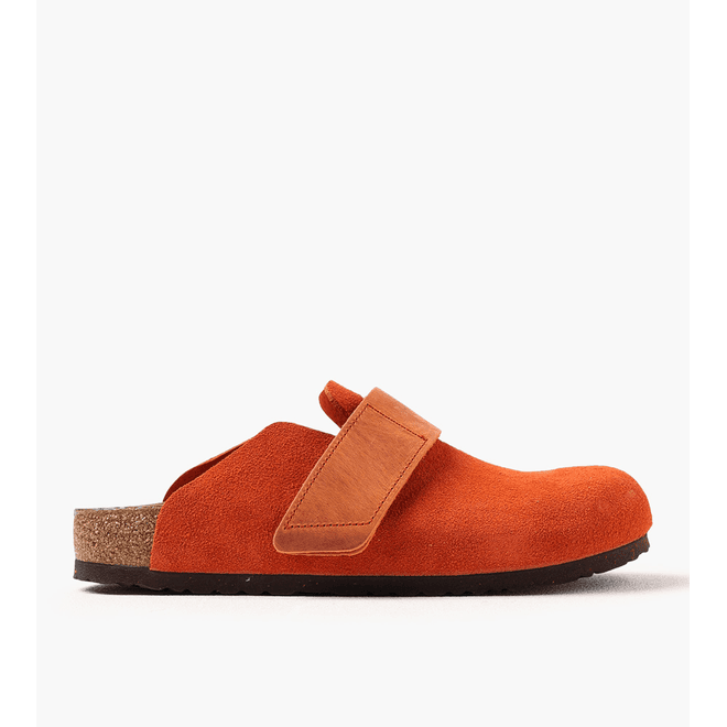 Birkenstock Loma Nubuck Leather Suede Rust Brown  Burnt Orange