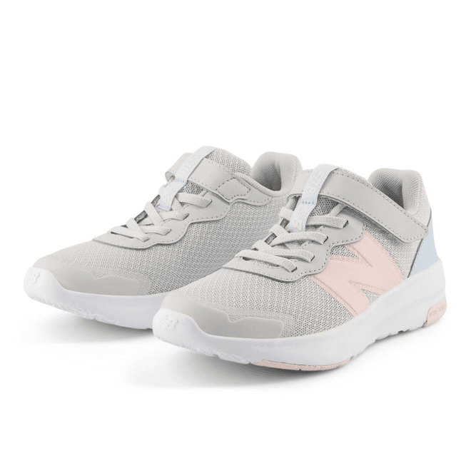 New Balance Kids' 578v1 Bungee Lace with Top Strap Grey