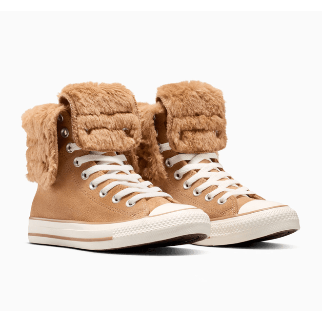 Converse Chuck Taylor All Star Fold Over Xhi Faux Fur 