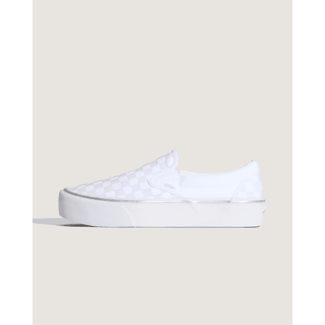 Vans Classic Slip-On Platform Checkerboard 