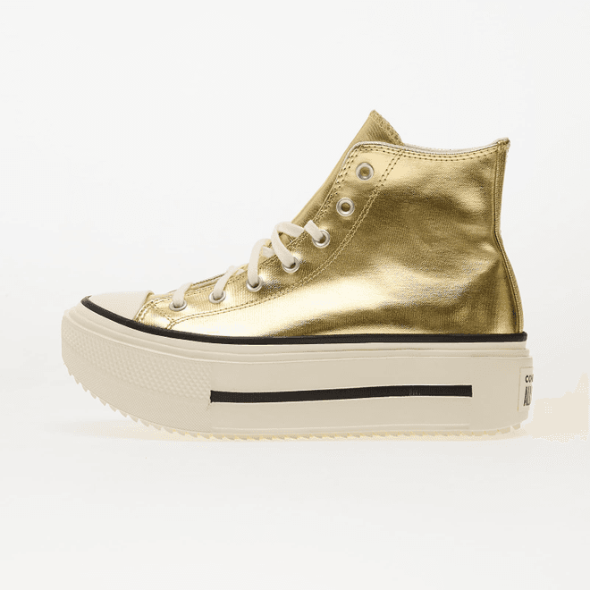 Converse Chuck Taylor All Star Lift Double Stack Metallic Gold