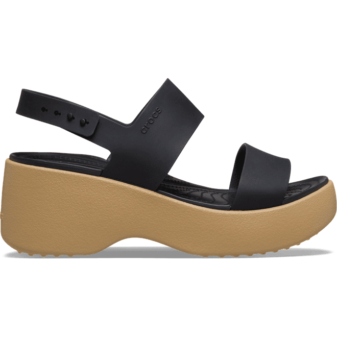Crocs Women Brooklyn Sky Sandals Black/Cashew 