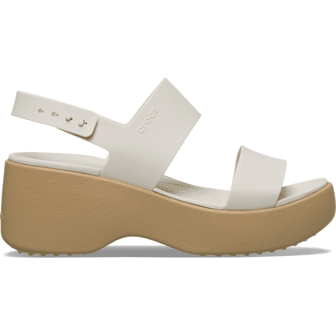 Crocs Women Brooklyn Sky Sandals Frappé/Cashew 