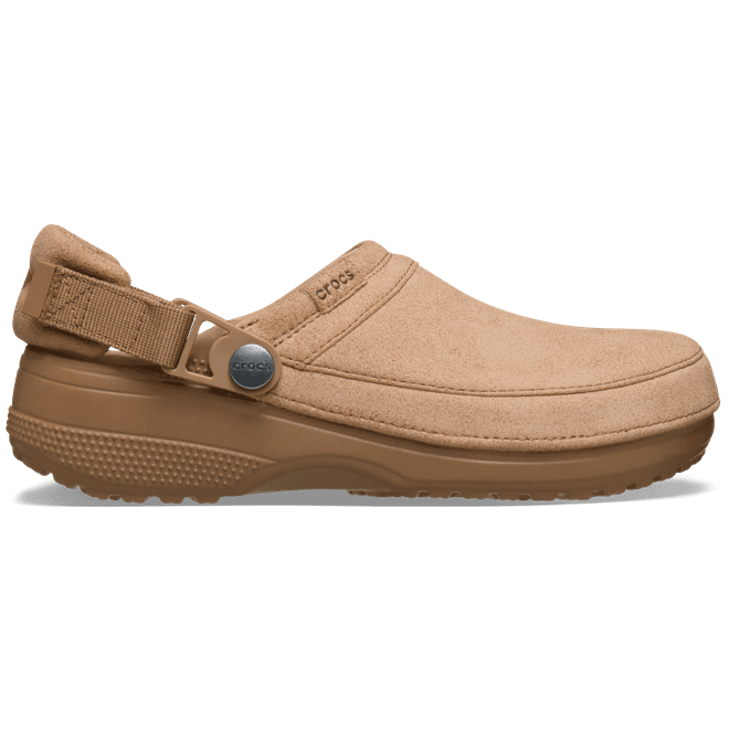 Crocs Classic Crafted Vegan Suede Clogs Milk Chocolate 