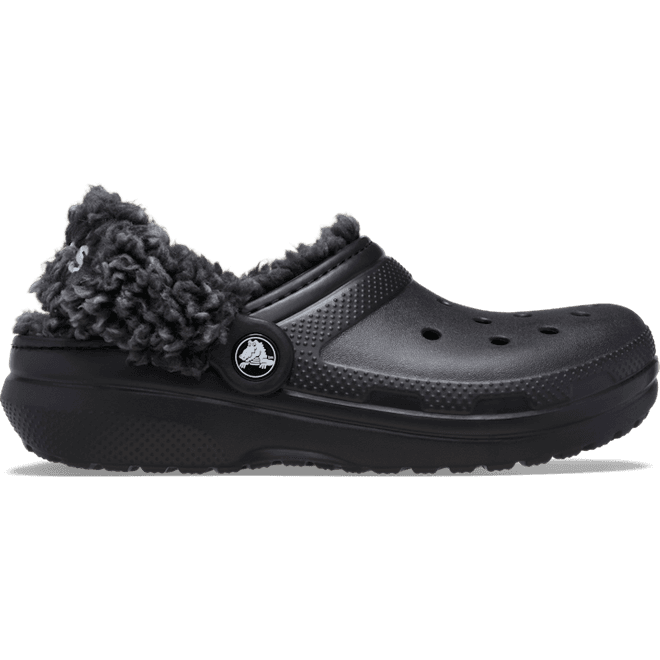 Crocs Kids Classic Fleece Lined Clogs Black 