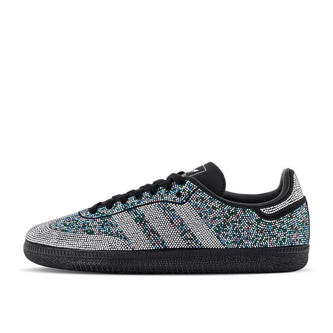 adidas Samba Rhinestone Black Silver