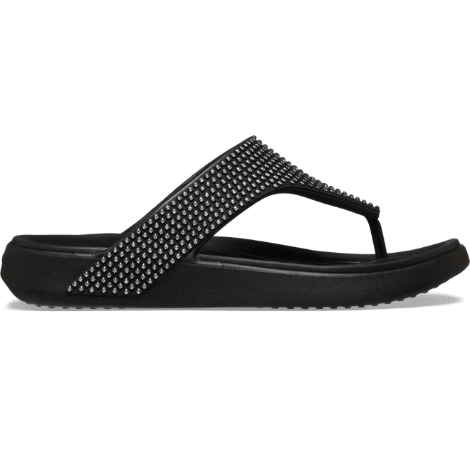 Crocs Women Getaway Gems Triangle Flips Black 