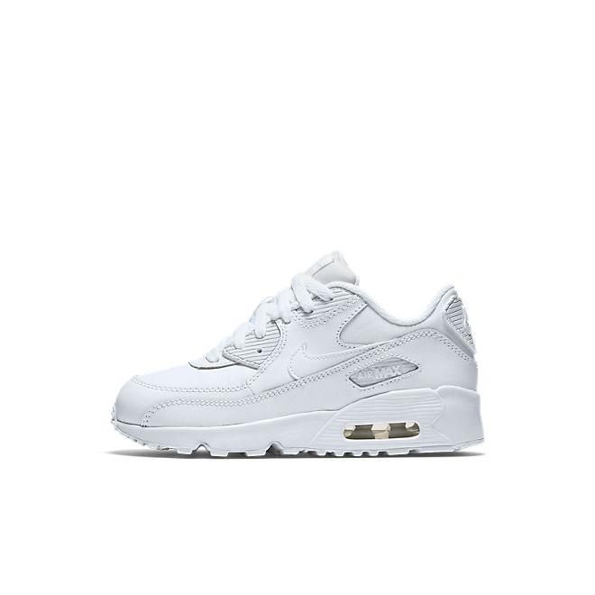 Nike Air Max 90 Leather Kleuterschoen - Wit