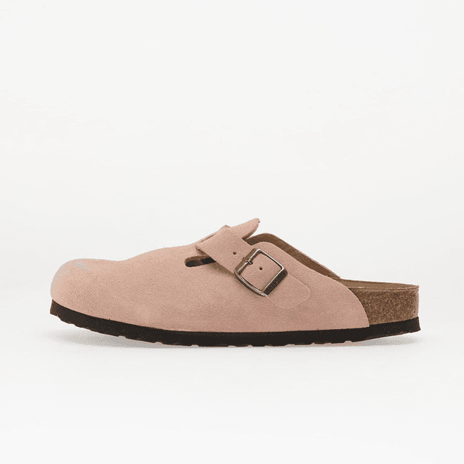 Birkenstock Boston Suede Leather Pink Clay 