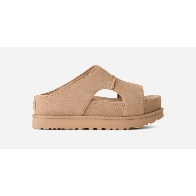 UGG® Goldenstar Hi Cutout Slide Sandal Tan
