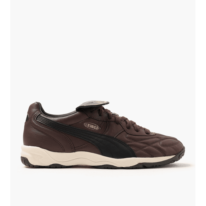 Puma King Indoor Chocolate Brown Puma Black