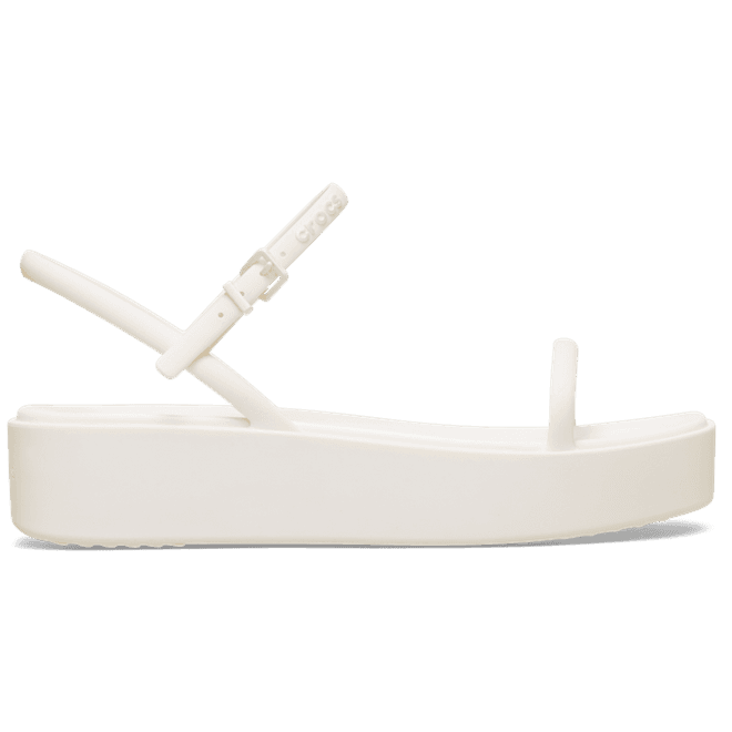 Crocs Miami Platform Y Strap Sandal Chalk 