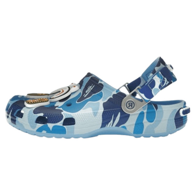 Crocs Classic Clog A Bathing Ape ABC Camo Blue