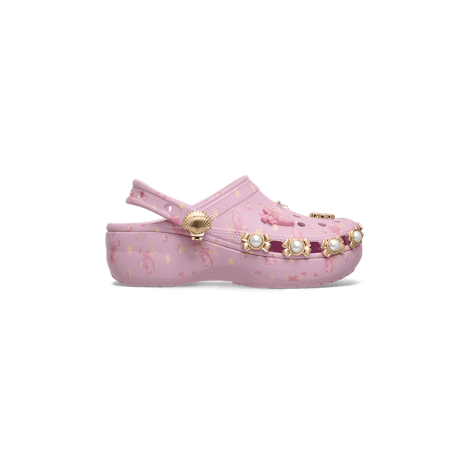 Crocs LoveShackFancy Classic Platform Clogs Ballerina Pink 