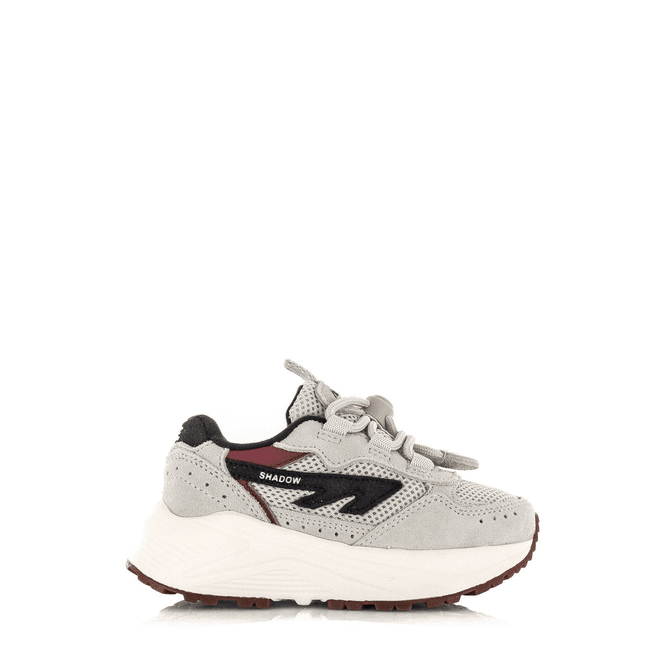  Kids Shadow Lace Star White/black Suede Kinderen