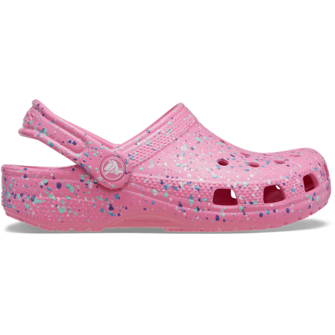 Crocs Toddler Classic Paint Splatter Clogs Kinder Pink Lemonade