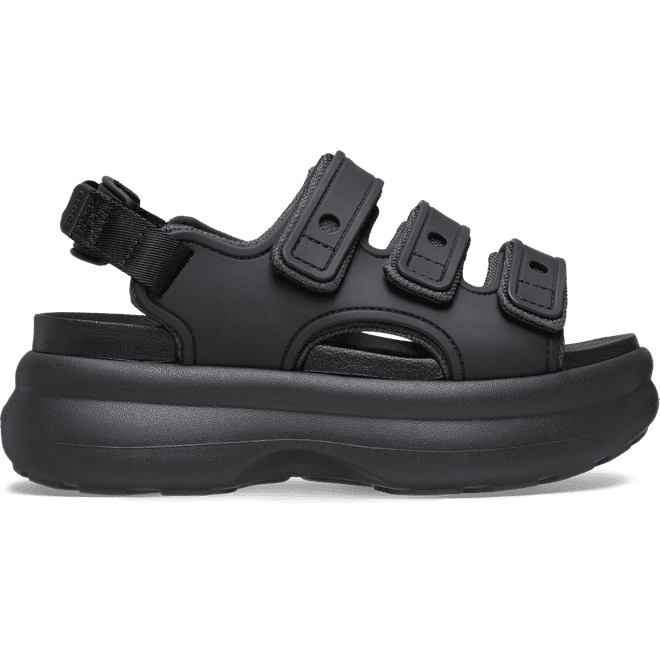 Crocs Women Soho Sport Sandals Black 
