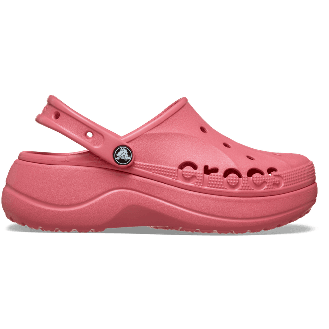 Crocs Women Baya Platform Clogs Dark Cherry 