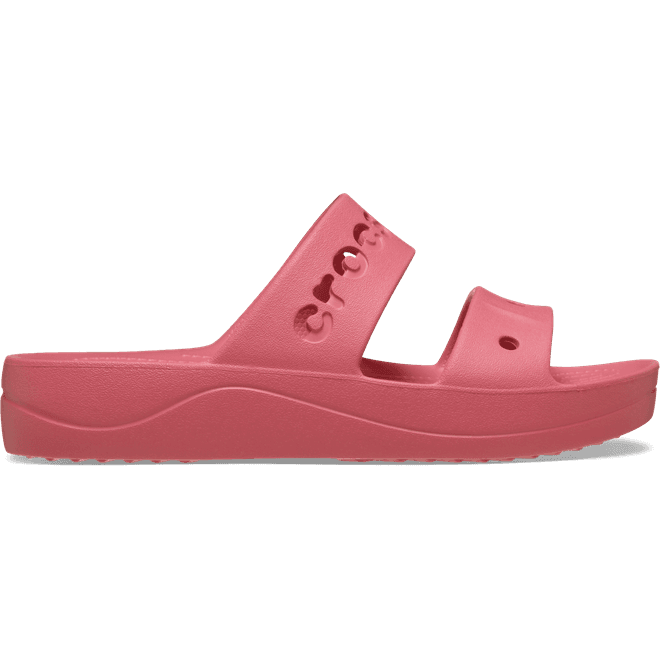 Crocs Women Baya Platform Sandals Dark Cherry 