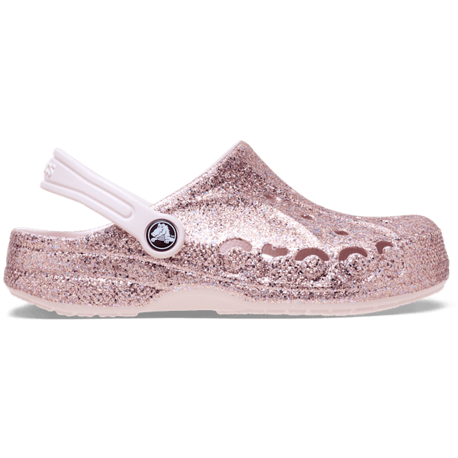 Crocs Kids Baya Mixed Glitter Clogs Barely Pink 