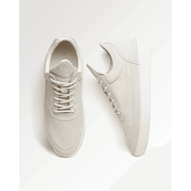 Filling Pieces Low Top Suede Organic 'Off White'