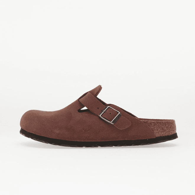 Birkenstock Boston Soft Footbed Suede Leather (Narrow Fit)