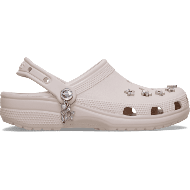 Crocs Classic Edgy Beading Clogs Cocoa Crème 