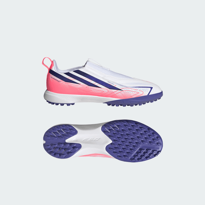 adidas F50 Hyperfast League Laceless Turf Football Shoes