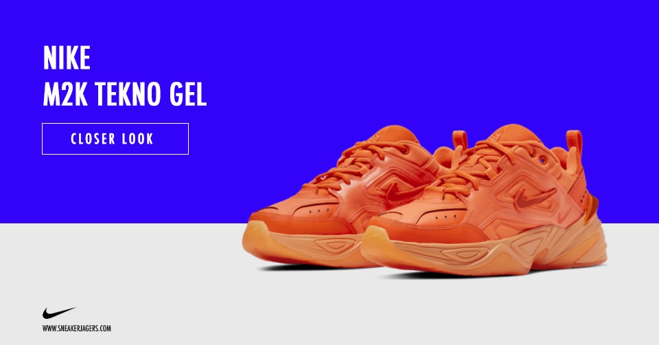 Nike M2K Tekno Gel 'Orange' // Closer look