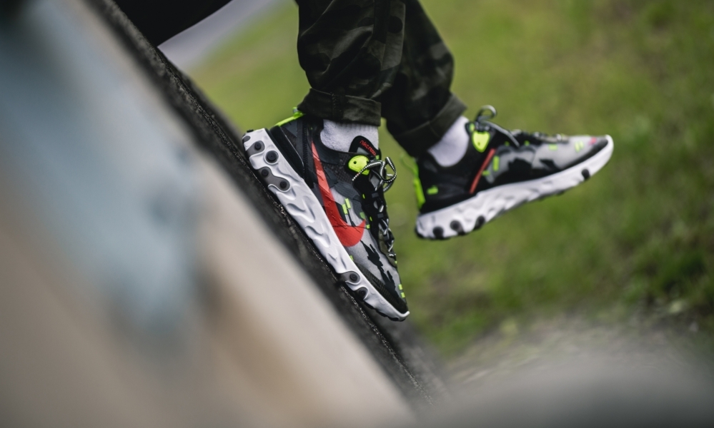 Nike React Element 87 // Neuer 'Tiger-Camo'-Coloway