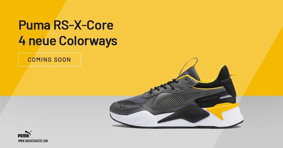 Puma RS-X Core Kollektion ab 01.08. in vier Colorways online!