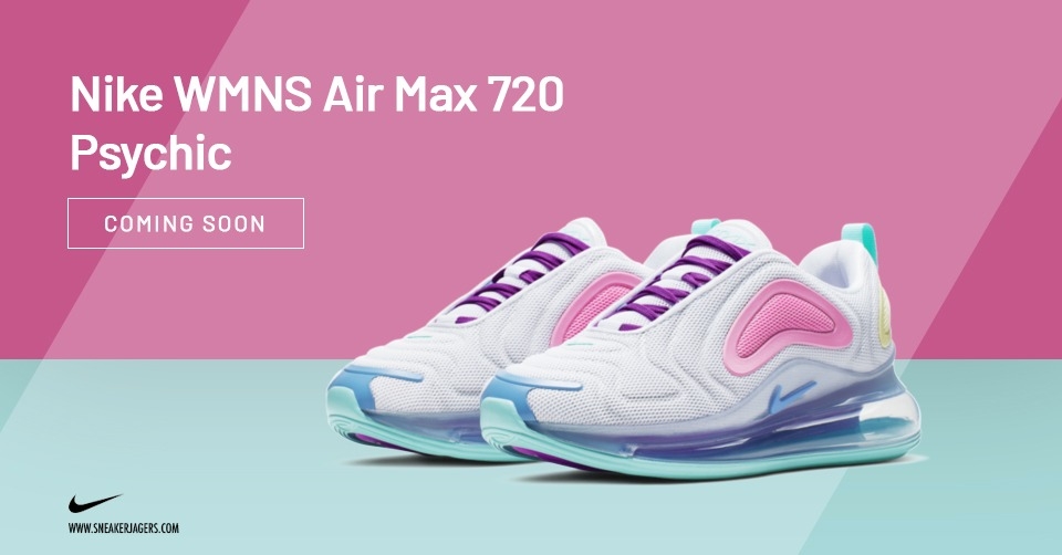 Nike WMNS Air Max 720 kommt in einem Pastell