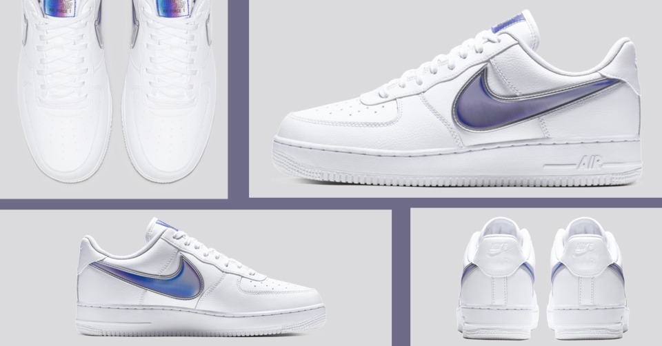 Nike Air Force 1 mit oversized Swoosh