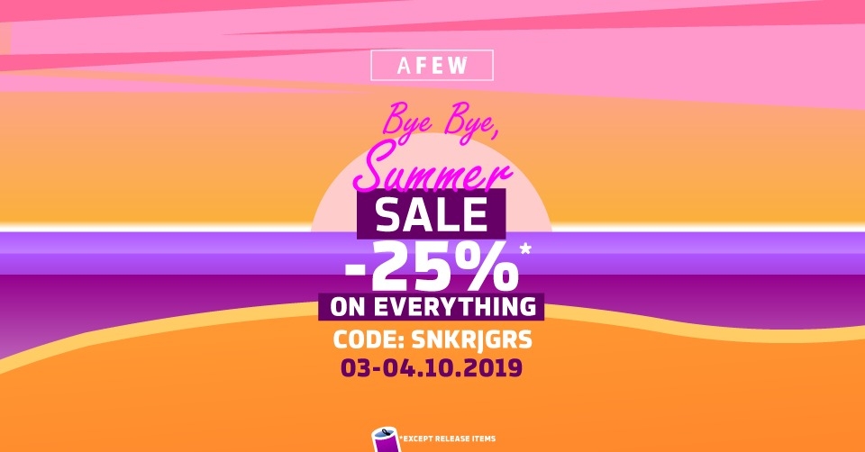 Bye Bye Summer Sale im AFEW STORE