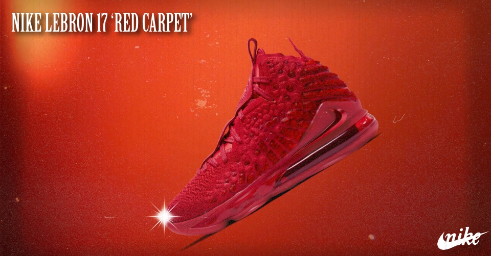 Der neue Nike LeBron 17 'Red Carpet' Sneaker