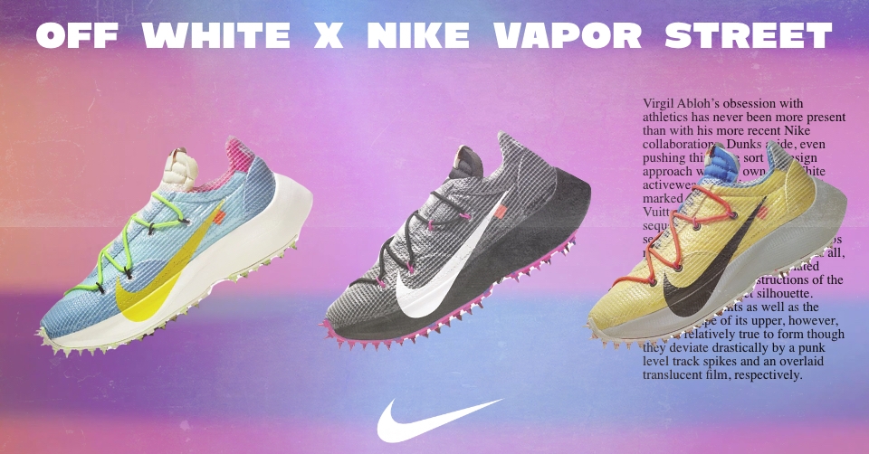 Off-White x Nike Vapor Street Release Reminder